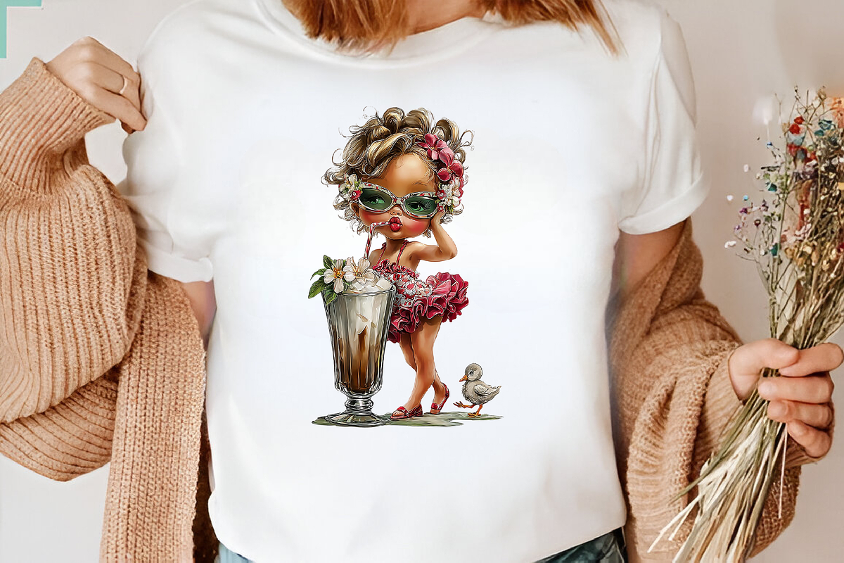 Funny Summer Chick Clipart, an Illustration by CreationArt (Photo 7 of 7)