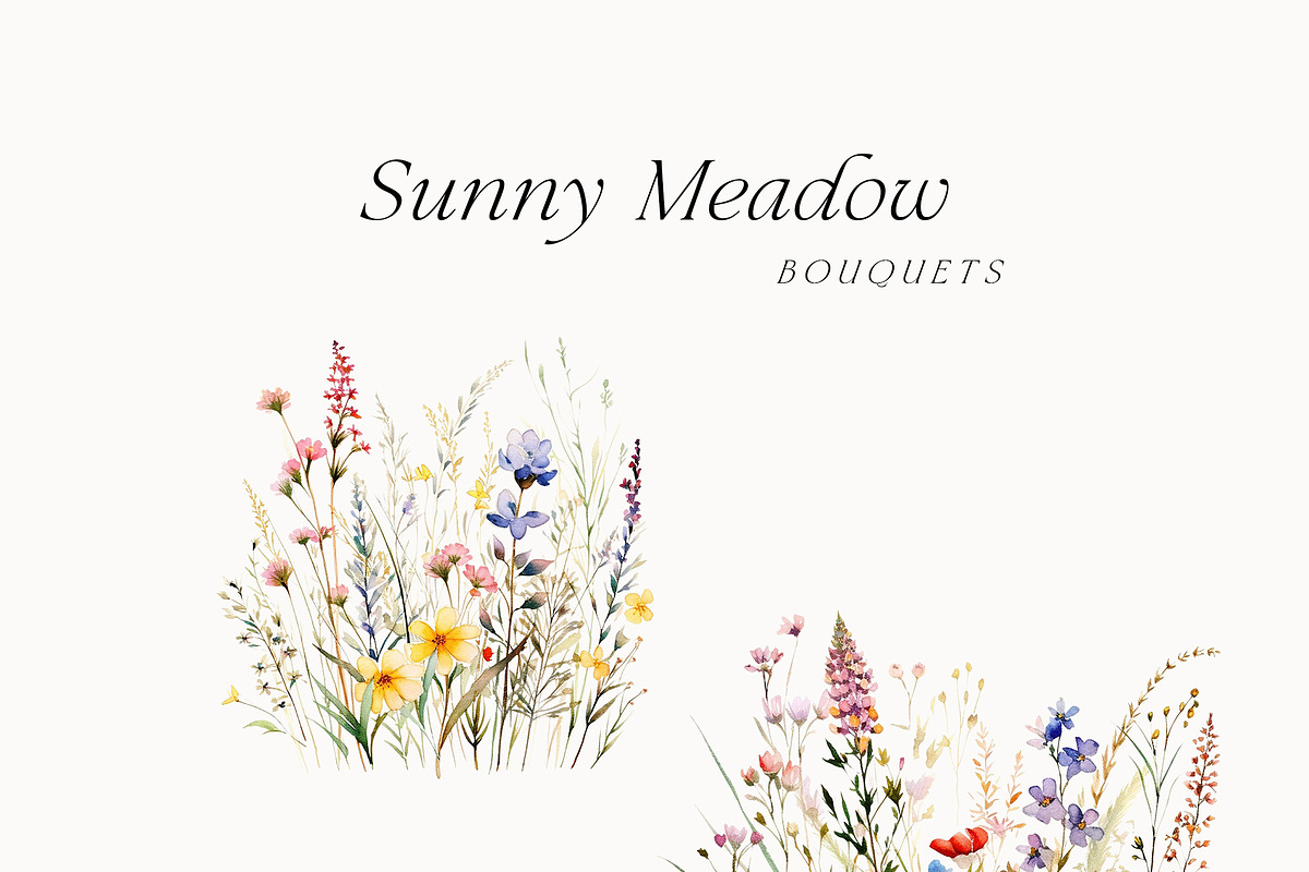 Watercolor Floral Bundle (45 in 1), a Decorative Illustration by Lana Elanor (Photo 57 of 180)