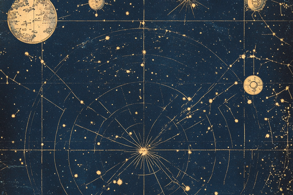 Celestial Astrology Chart, a Background Graphic by Printable Treasure (Photo 4 of 8)