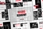 Boxing Academy Presentation PPT, a Presentation Template by Antstheme (Thumbnail 1 of 2)