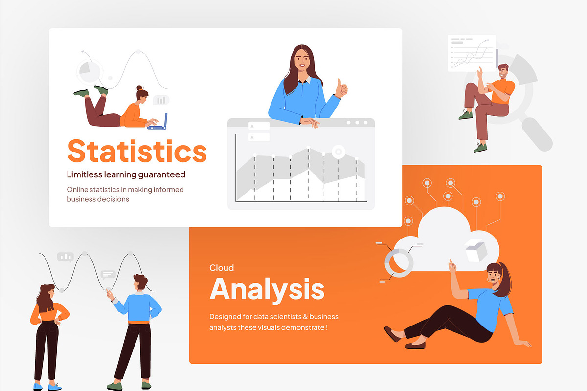 Animated Data Illustration Set, a Technology Illustration by Vectors Market (Photo 3 of 4)
