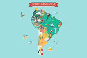 World Travel Map, an Animal Illustration by GlebTagirov (Thumbnail 3 of 7)