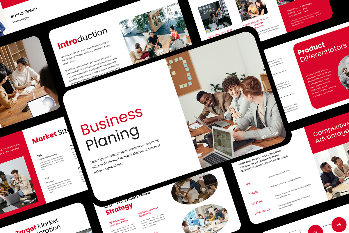600+ Powerpoint Slides Bundle, a Presentation Template by Hammad Arif (Photo 9 of 27)