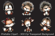 Baby Animal Clipart Bundle, an Illustration by RobertsArt (Thumbnail 3 of 7)