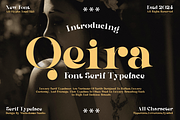Qeira - Elegant Serif Typeface, a Serif Font by MaikoHatta (Thumbnail 1 of 8)