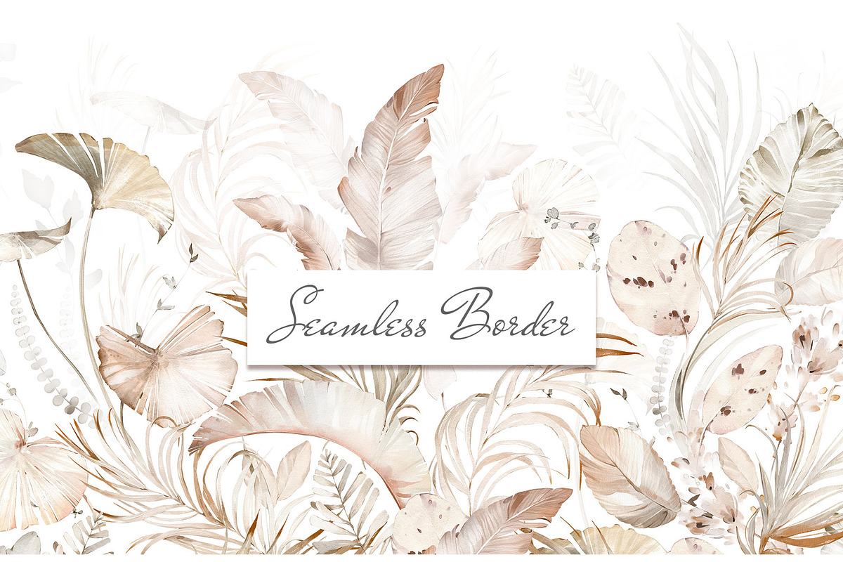 Tropical Watercolor Creamy Set, an Illustration by Lisima (Photo 5 of 11)