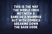 Cake Zombie, a Serif Font by Forberas Club (Thumbnail 6 of 8)