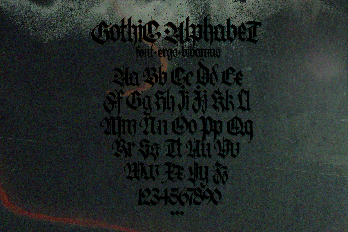 Gothic vector letters, an Object Graphic by GeekClick (Photo 2 of 7)
