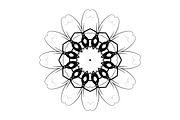 Black and White Mandala Patterns Set, a Decorative Illustration by NJ Himel (Thumbnail 78 of 101)