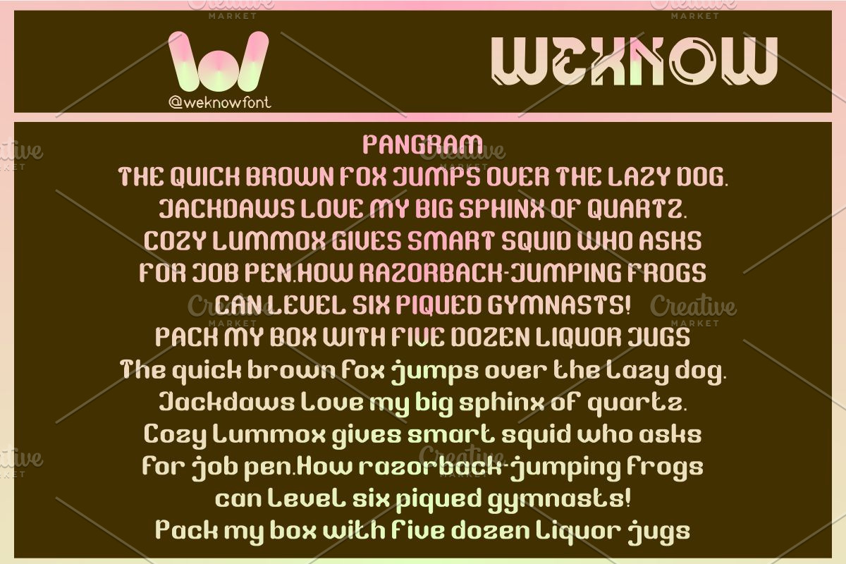 Artificial Robots font, a Font by weknow (Photo 6 of 8)
