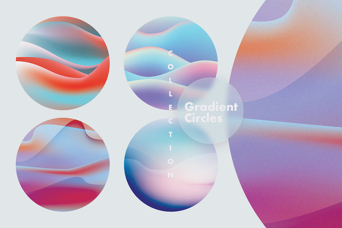 Grainy Gradient Landscape Collection, a Texture Graphic by Polar Vectors (Photo 13 of 20)
