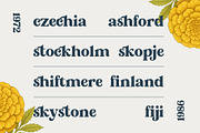 Marigold Magic: Vintage Serif Font, a Serif Font by Helotype (Thumbnail 4 of 8)