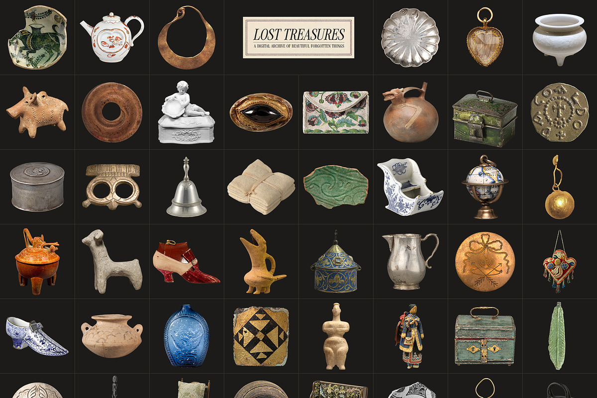 Lost Treasures: Vintage Objects PNGs, an Object Graphic by Dina Mae (Photo 9 of 10)