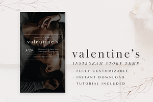 Valentine’s Mini Instagram Stories, a Social Media Template by molly ho studio