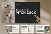 Creative Studio Pitch Deck, a Presentation Template by FIBRINOSÄ (Thumbnail 1 of 7)