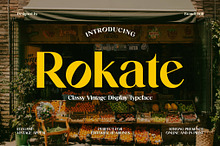 Rokate - Classy Vintage Serif Font