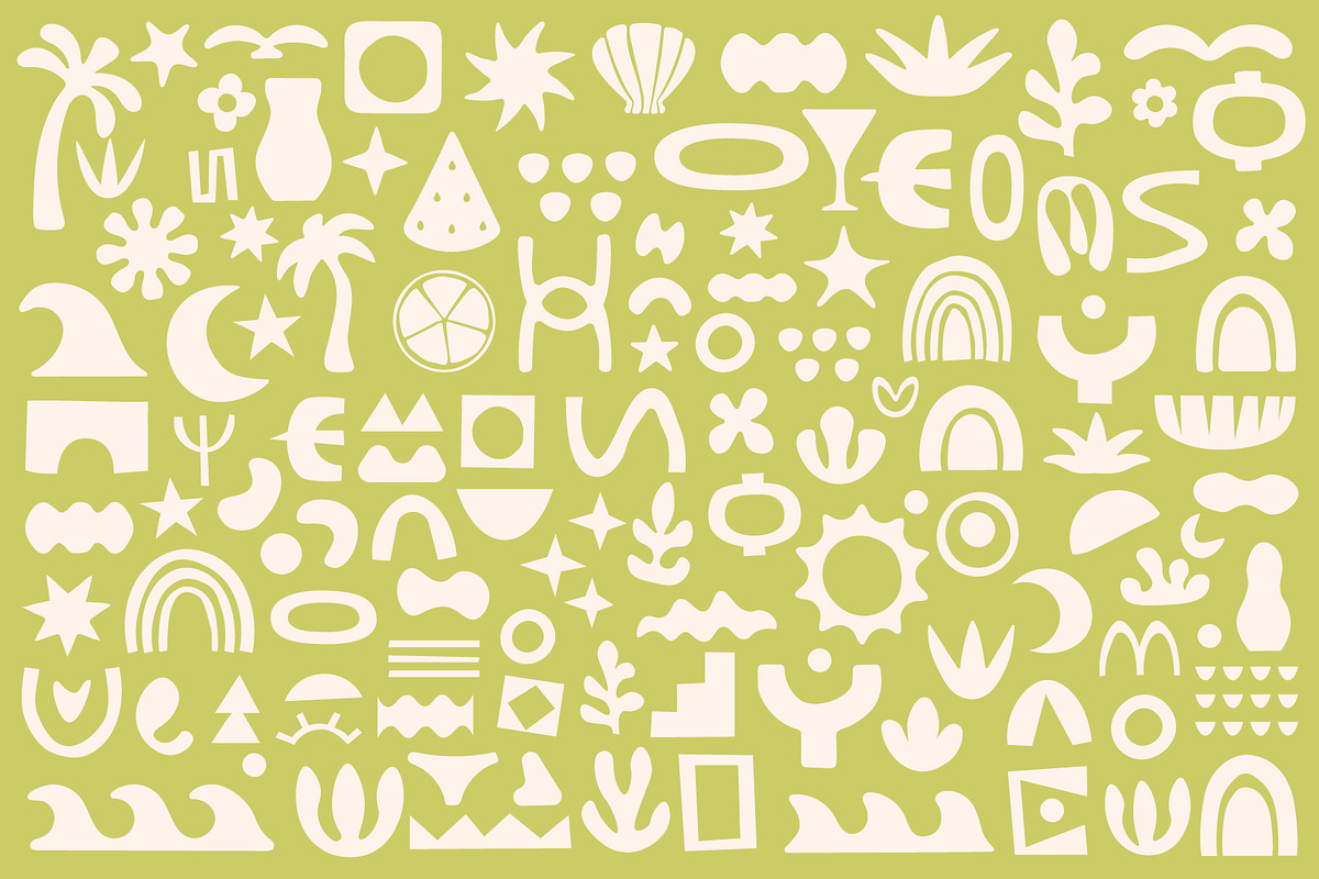 Boho Shapes bundle. Abstract shapes, an Object Graphic by Mark Skitsky (Photo 3 of 8)