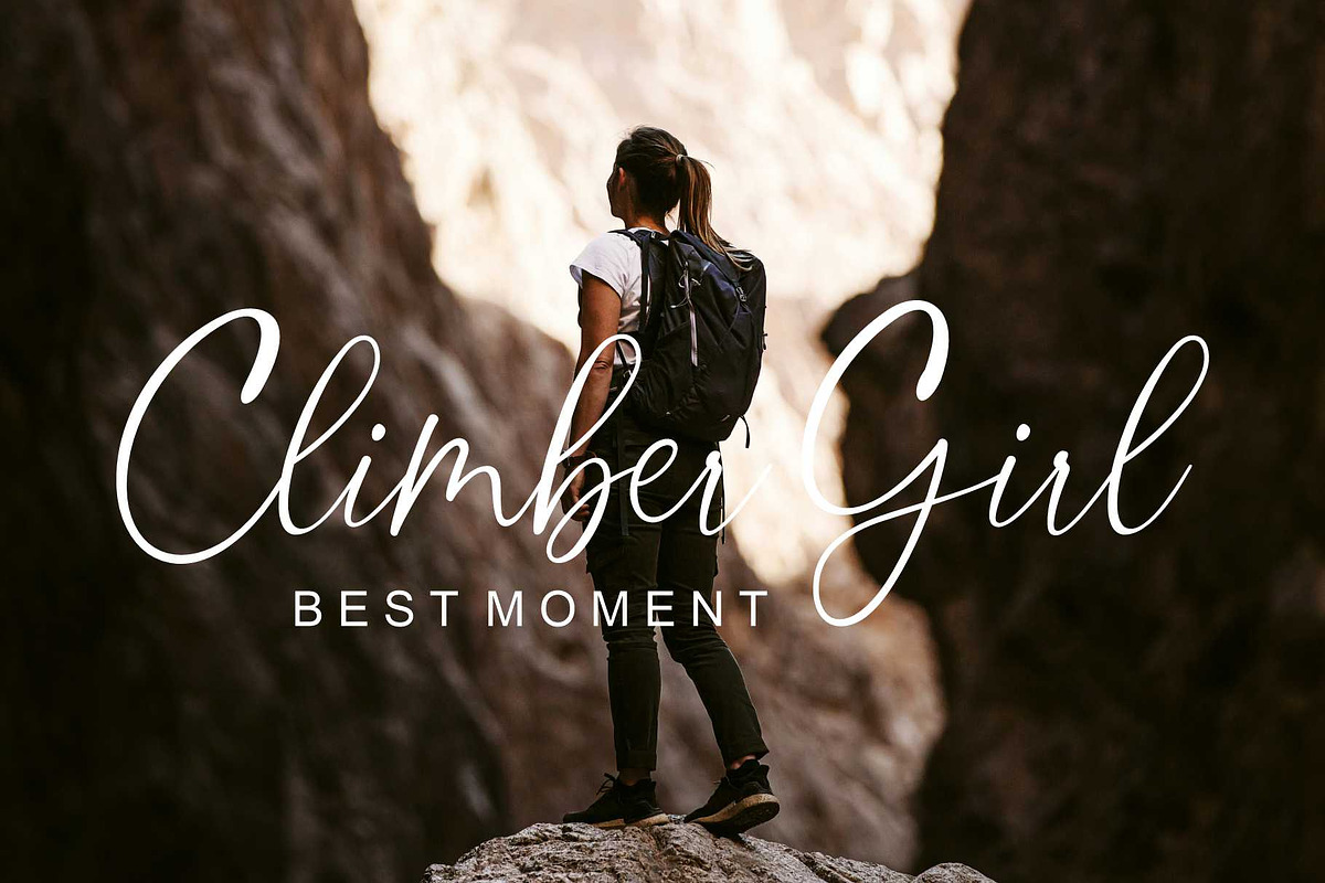 Cutmelani Script, a Script Font by Nowlystudios (Photo 6 of 8)
