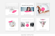 Pink Instagram Pack, a Social Media Template by Swiss_cube (Thumbnail 2 of 4)