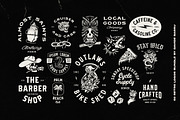 50 Retro logos Bundle, a Branding & Logo Template by Davide Bassu (Thumbnail 12 of 12)