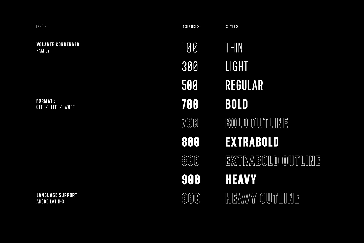 Volante - Condensed Sans, a Sans Serif Font by Hindia Studio (Photo 7 of 10)
