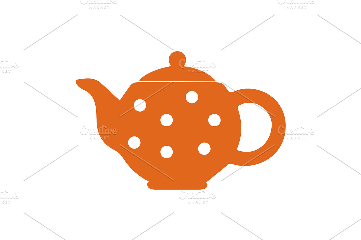 Orange vector illustration of a clay, a Food Illustration by Illustrations&photos