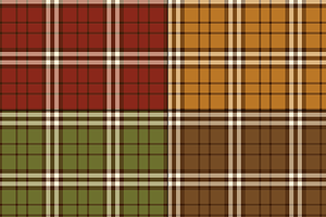 Seamless Autumn Plaids