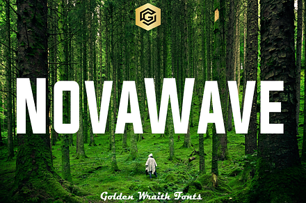 Novawave Font, a Sans Serif Font by Golden Wraith