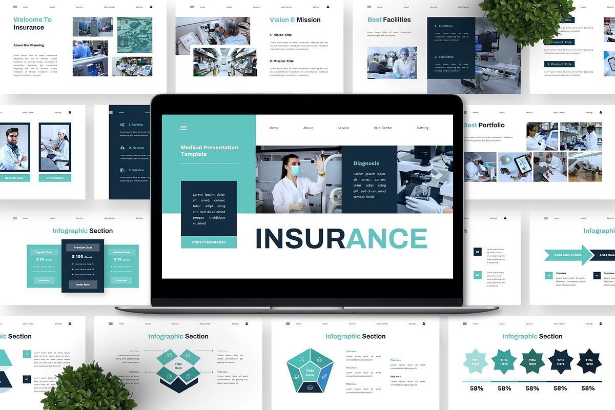 Insurance - Medical Keynote preview 4