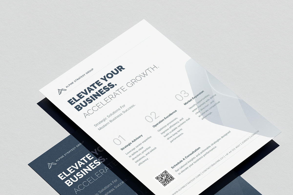 Minimal Corporate Flyer Template, a Flyer Template by Estartshop (Photo 1 of 8)