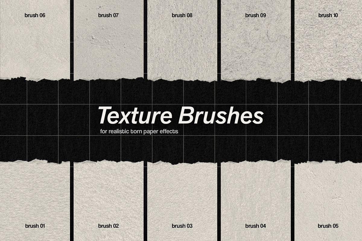Clip Studio Torn Paper Brushes, a Brush Add-On by brushapes.com (Photo 9 of 12)