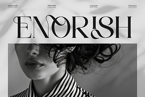 Enorish || Modern Classy Serif Font, a Serif Font by Ermedia Studio