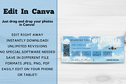 Editable Boarding Pass Template, a Card Template by YasdeyDesigns (Thumbnail 4 of 7)