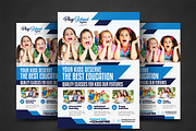School Education Flyer Templates, a Flyer Template by AfzaalGraphics (Thumbnail 1 of 4)