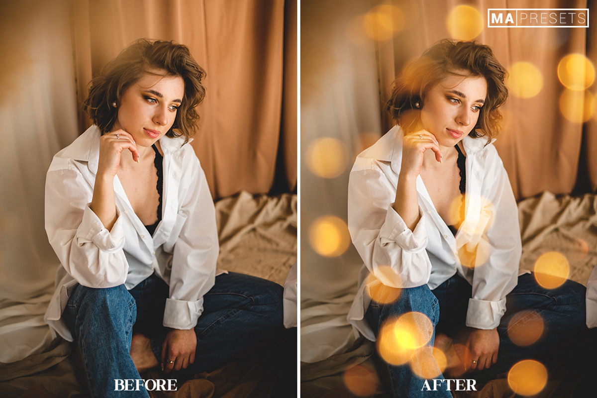 100 BOKEH LIGHT OVERLAYS, an Object Graphic by MaPresets (Photo 7 of 11)