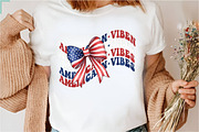 American Vibes Coquette Bow 4th July, an Illustration by Designking (Thumbnail 4 of 4)