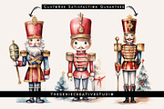 Christmas Nutcracker PNG Clipart, a Decorative Illustration by Geniecreativestudio (Thumbnail 4 of 9)