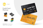 Credit Card Mockup Set, a Product Mockup by Country4k (Thumbnail 1 of 4)