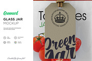 Clear Glass Jar Mockup, a Packaging Mockup by Green Art (Thumbnail 7 of 8)