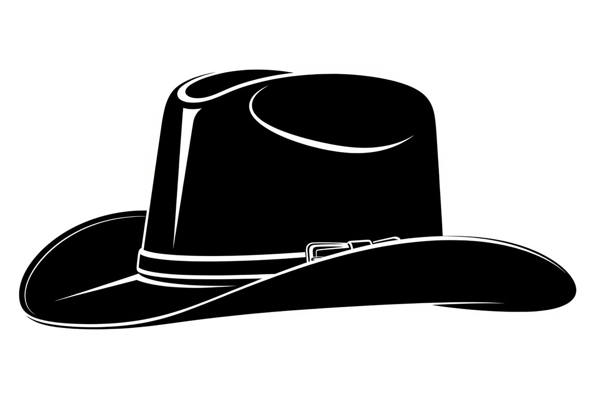 Minimal Cowboy Hat Silhouette Bundle, an Illustration by Designs_River (Photo 16 of 51)