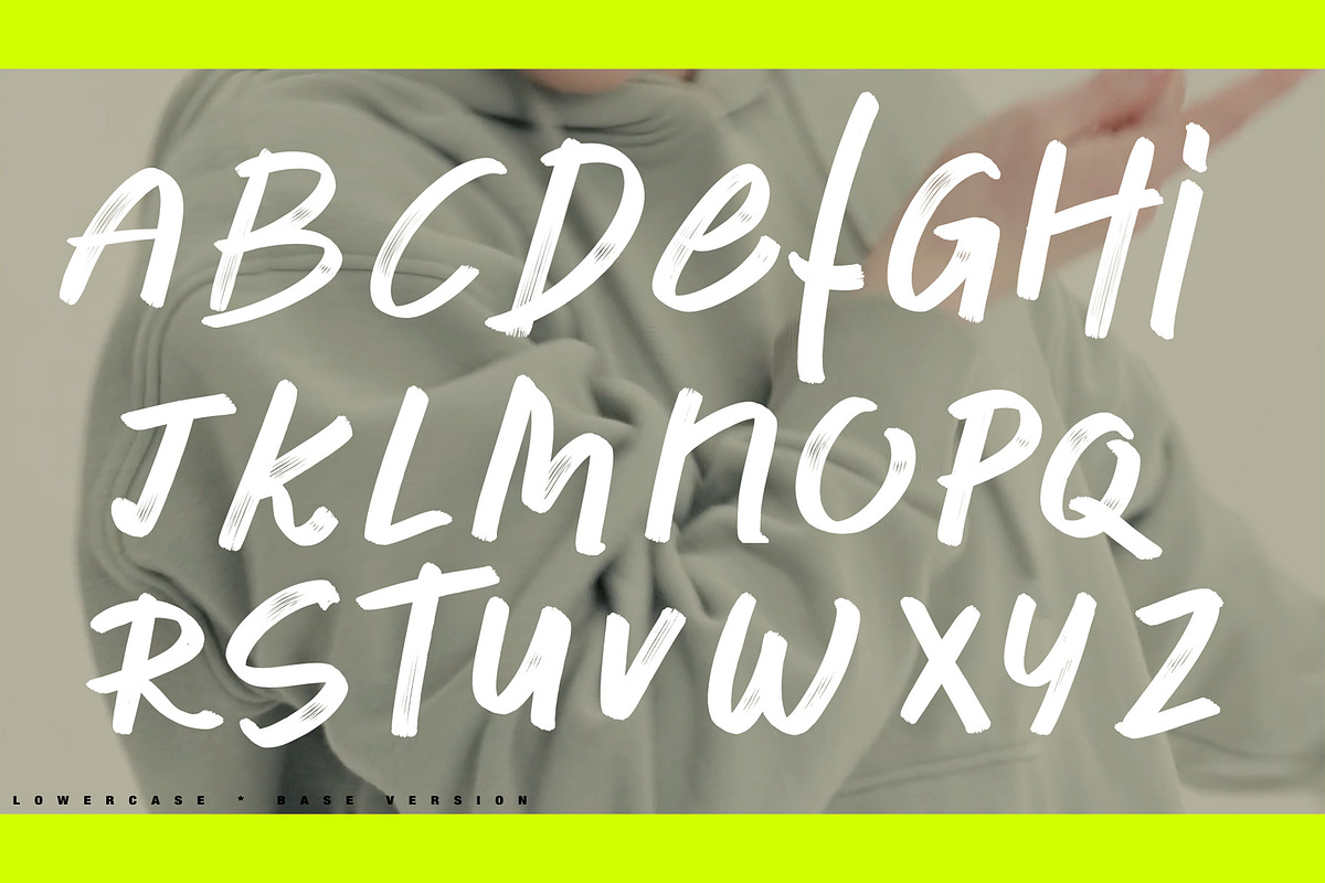 Animated Marker Font - BLACKDOT, a Script Font by ana & yvy (Photo 10 of 20)