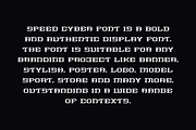 Speed Cyber, a Serif Font by QR Design Studio (Thumbnail 2 of 6)