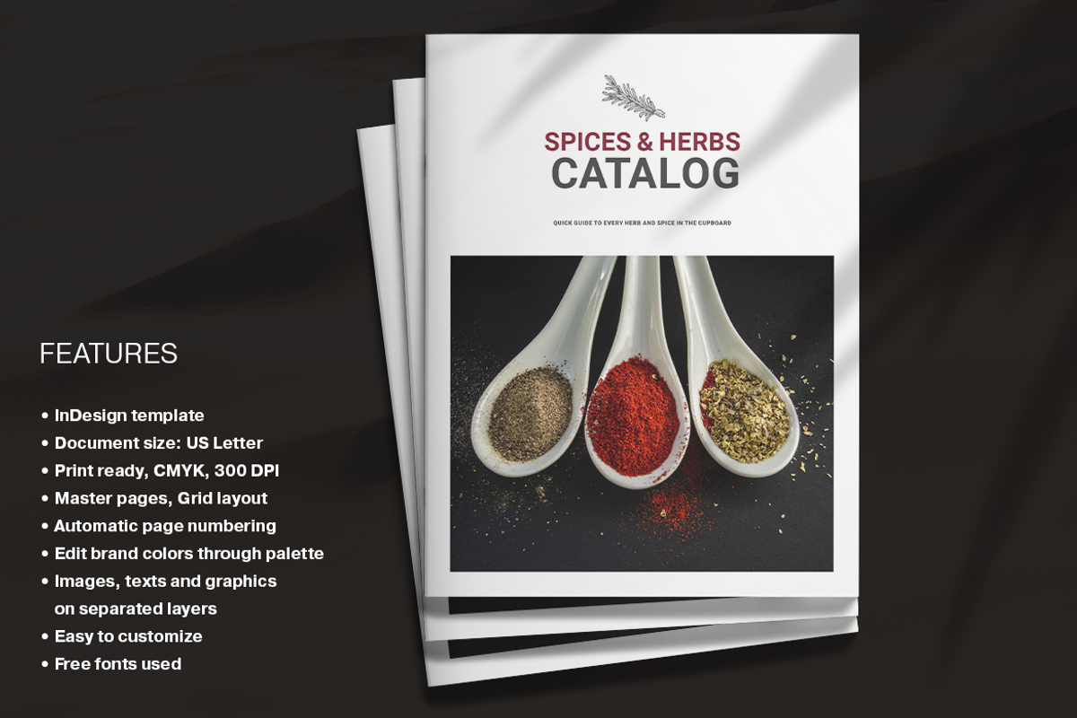 Spices Catalog, a Brochure Template by Boris Cupac