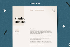 Modern Resume CV Template Design