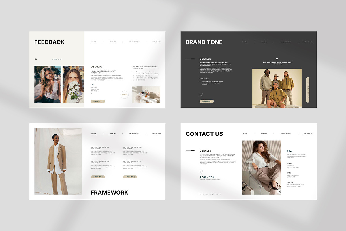 Brand Strategy Presentation Template, a Presentation Template by PrintIdea (Photo 6 of 8)