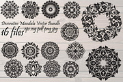 Decorative Mandala Bundle, a Decorative Illustration by Designer_Momina (Thumbnail 1 of 16)