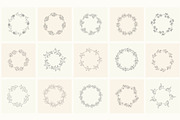 Hand drawn floral frames. Bundle., a Decorative Illustration by Designwork (Thumbnail 13 of 21)