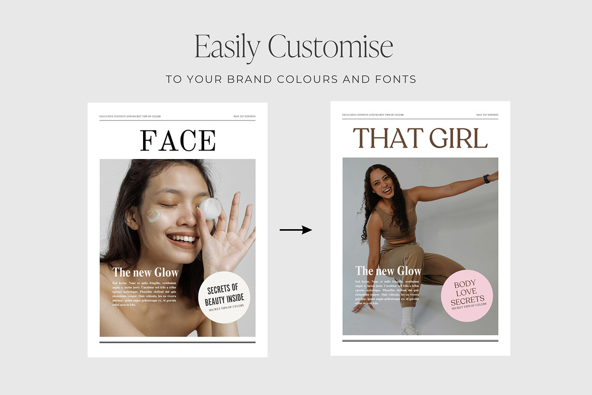 Color Newspaper Template Canva Edit, a Templates & Theme by Tabitha Emma (Photo 9 of 9)