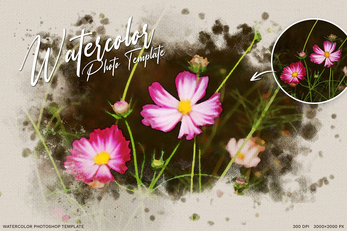 Watercolor Photo Effect, a Layer Style Add-On by Andrew Skoch Design (Photo 4 of 5)