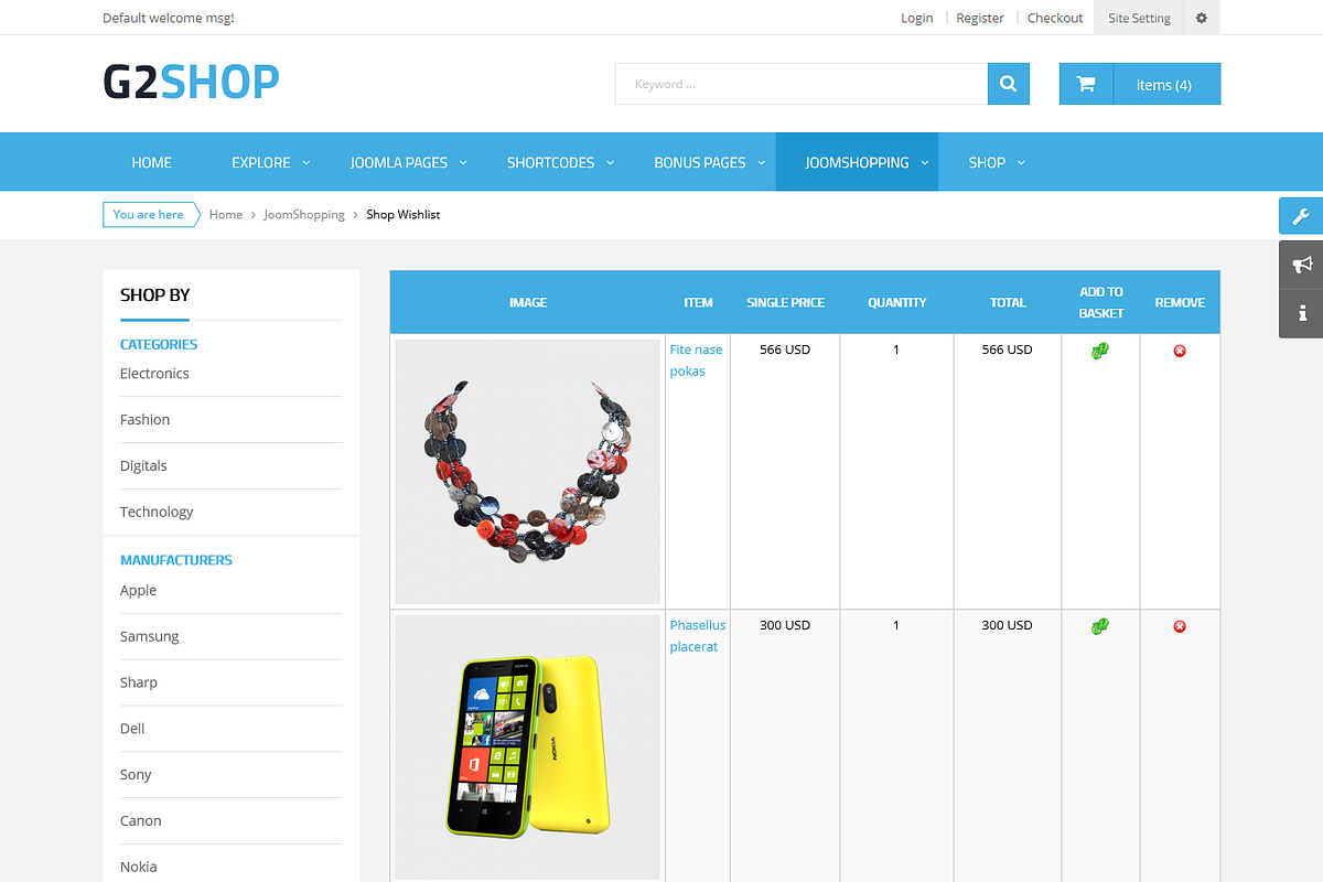 SJ G2Shop - Multipurpose Template, a Websites & App Template by YouTech (Photo 5 of 5)